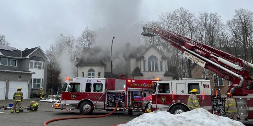 No injuries to mom and infant in Alliston house fire | Barrie 360