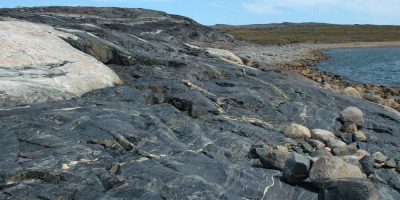 the landscape at the Nuvvuagittuq Greenstone Belt in northeastern Canada - AP