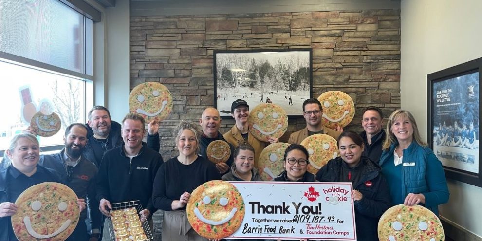 Tim Hortons, Barrie Food Bank