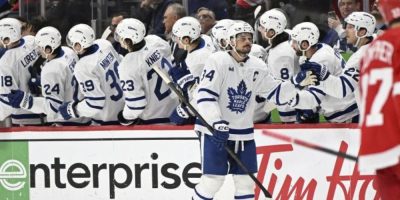 Leafs Red Wings - AP