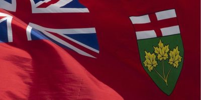 Ontario flag - CP