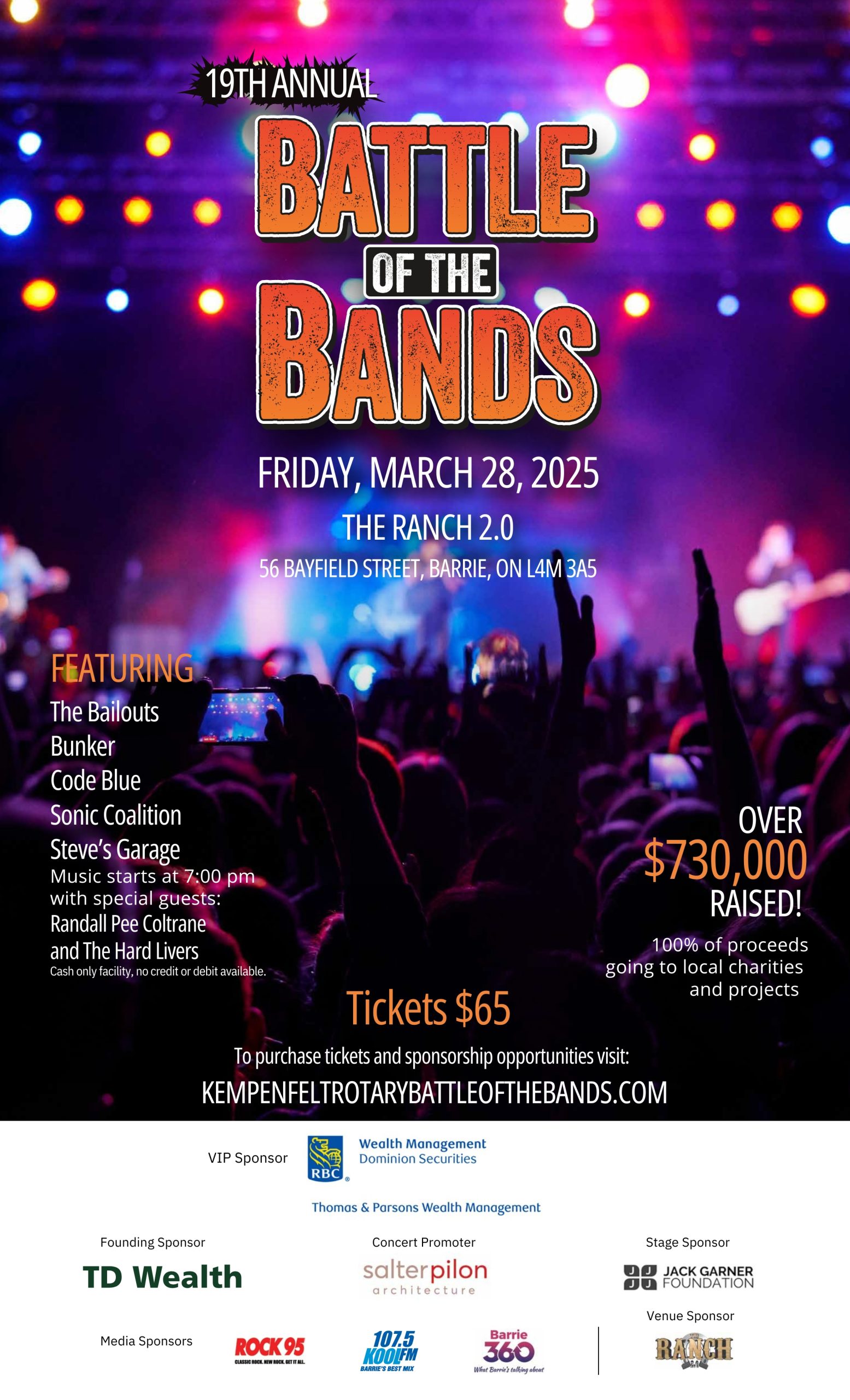 19th Annual Battle Of The Bands Barrie 360
