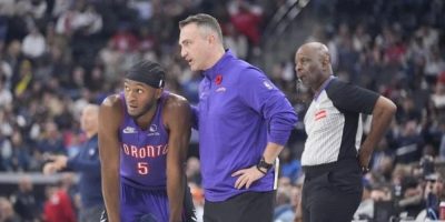 Quickley returns to lineup as Raptors beat Nets 130-113 to end 11-game skid