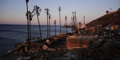 Homes along the Pacific coast -AP by John Loche