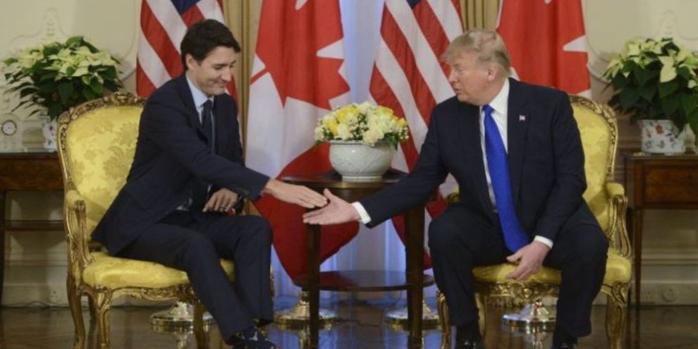 Trump Trudeau - CP