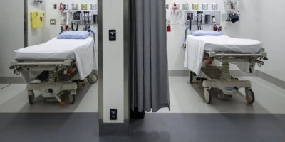 Treatment rooms in the emergency department at Peter Lougheed hospital - CP
