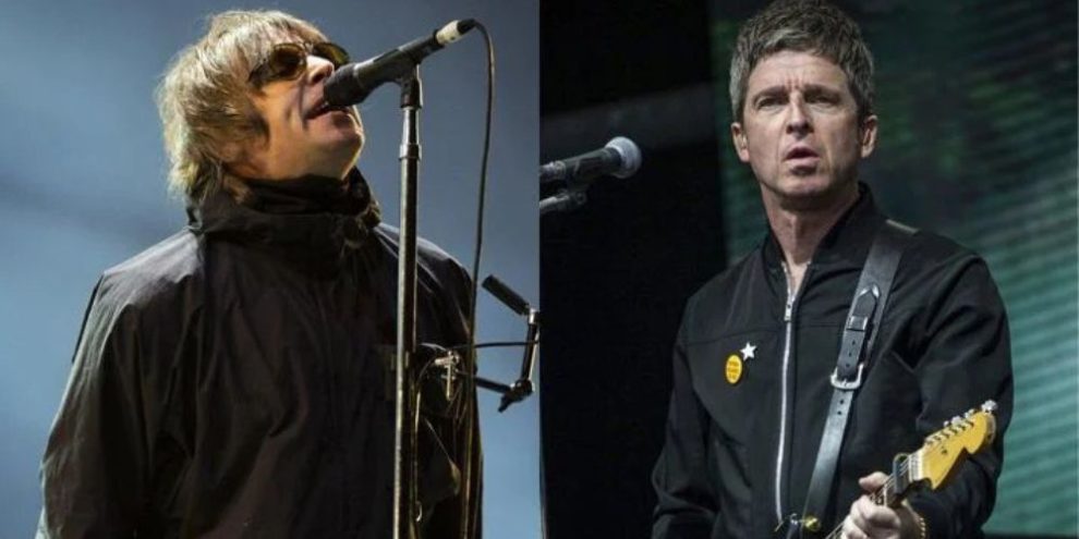 Liam Gallagher (left) and Noel Gallagher (right) - AP