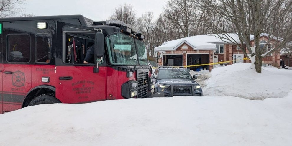 Barrie - house fire