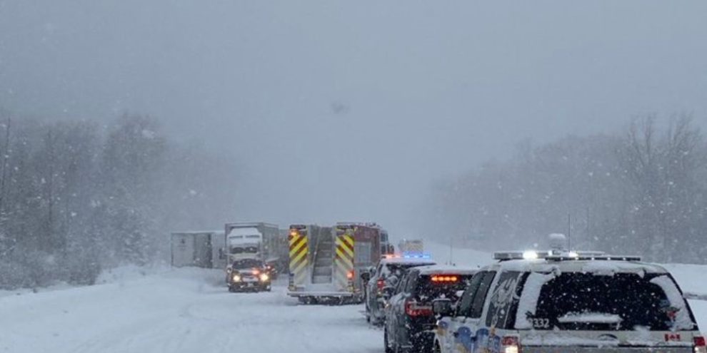 Highway 11 closed