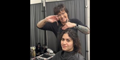 Georgian College haircut fundraiser