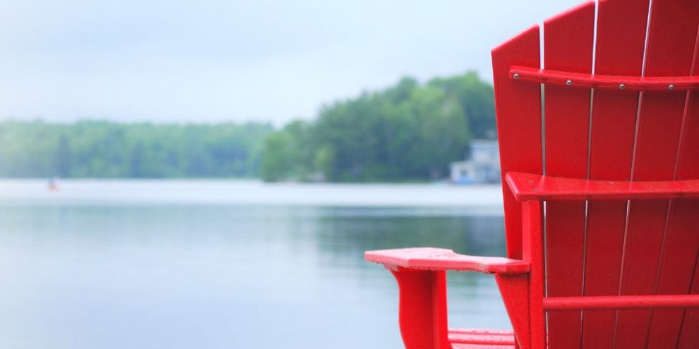 Adirondack chair cottage hosting and entertaining