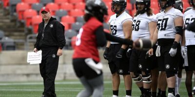 Ottawa Redblacks practice.