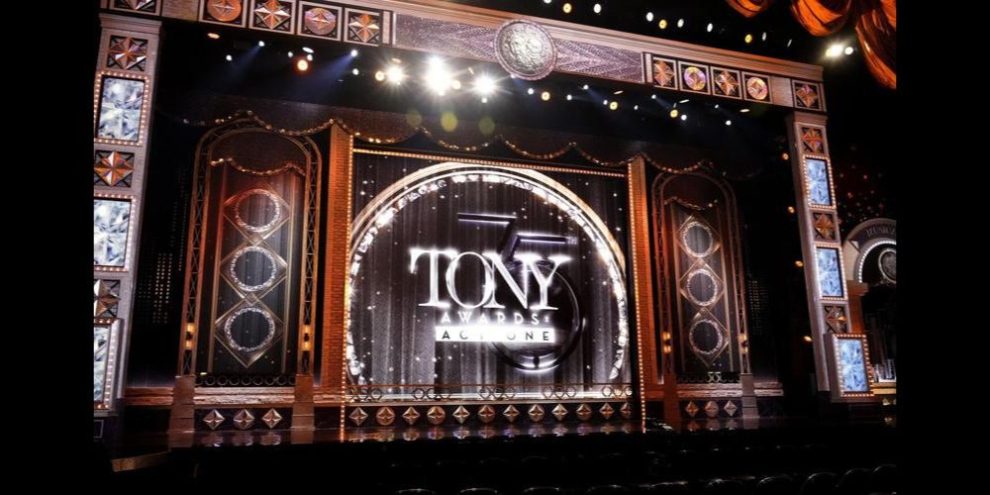 Tony Awards stage at Radio City Music Hall