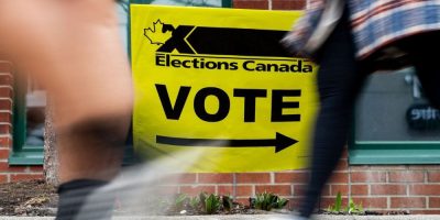Elections Canada VOTE sign