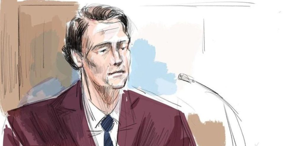 Carter Hart courtroom sketch