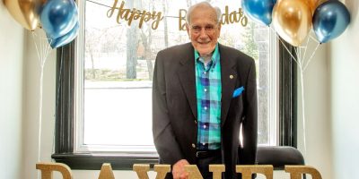 Man celebrates birthday
