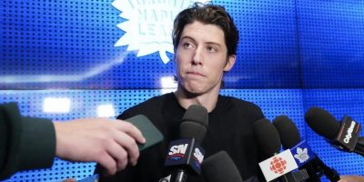 Mitch Marner is press conference