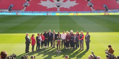 Press conference at BMO Field
