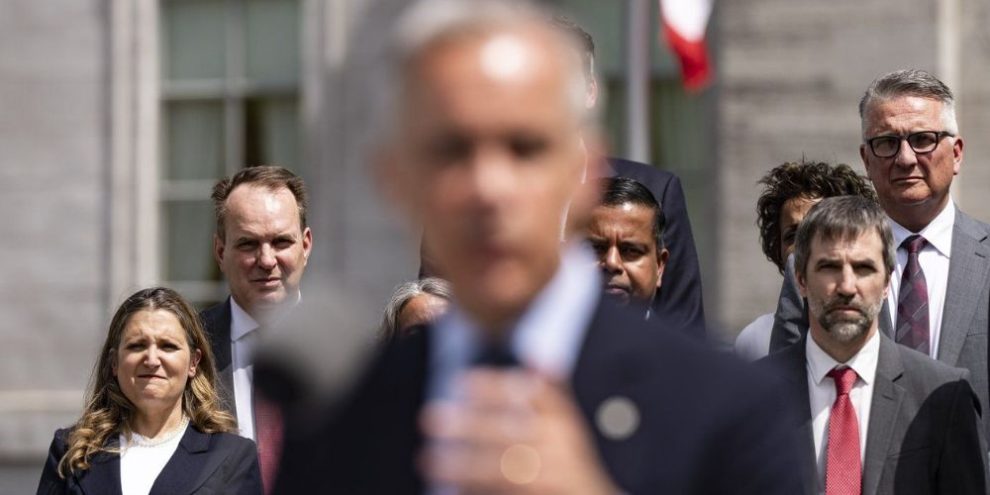 Mark Carney and cabinet