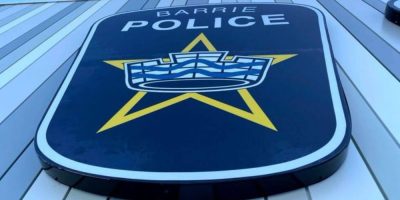 Barrie Police logo sign