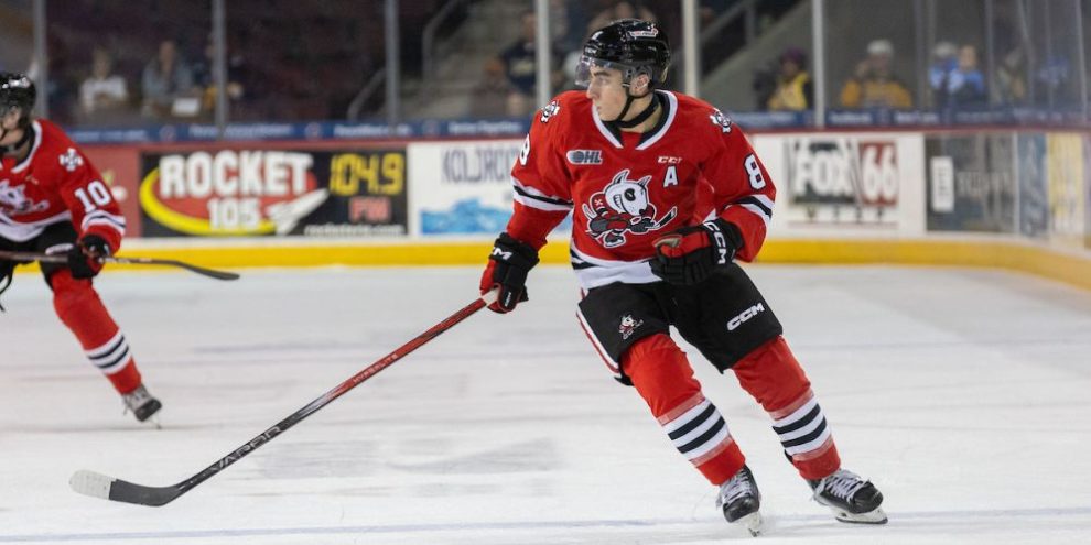 Colts add scoring punch up front in a swap of overagers with Niagara