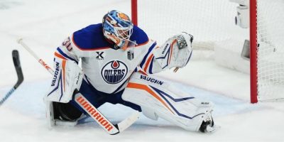 Goaltender Calvin Pickard again steps up for Oilers at crunch time