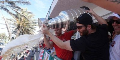 AP - Stanley Cup damaged