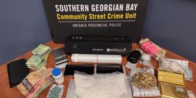 Drugs, cash, and weapons seized in Southern Georgian Bay OPP bust
