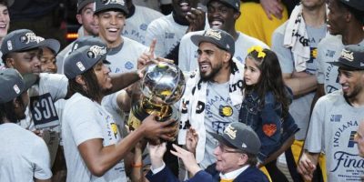 Indiana Pacers 2025 Eastern Conference championship celebration