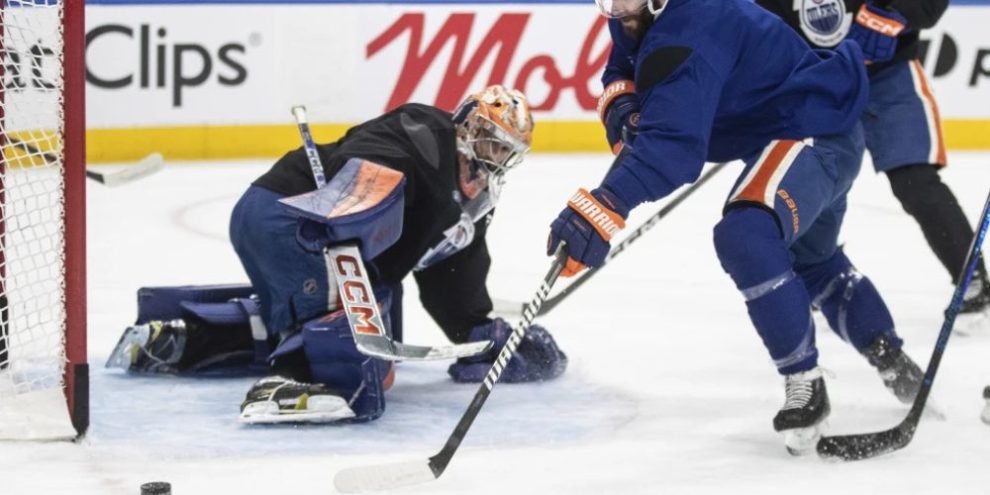 Oilers practice