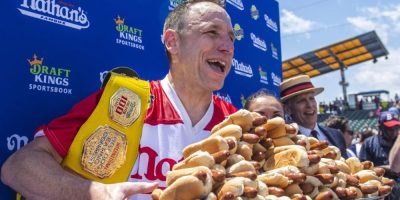 Joey Chestnut AP by Brittainy Newman AP file