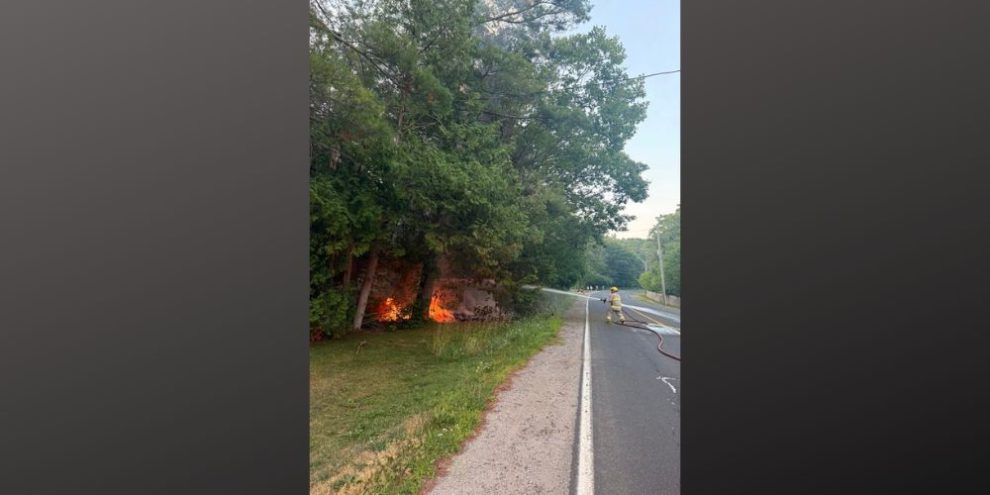 Arson investigation in Shanty Bay