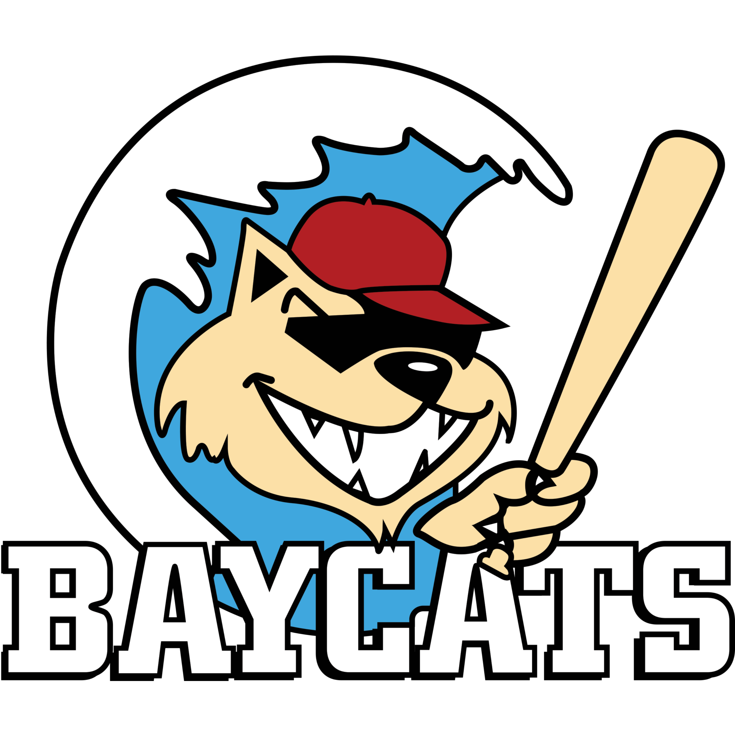Barrie Baycats throwback logo