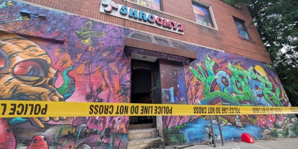 Barrie - fire - magic mushroom shop
