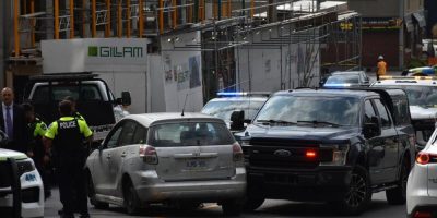 Barrie police - suspect arrested - Bayfield Street