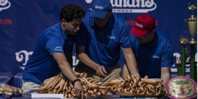 AP - Joey "Jaws" Chestnut - hotdog eating contest