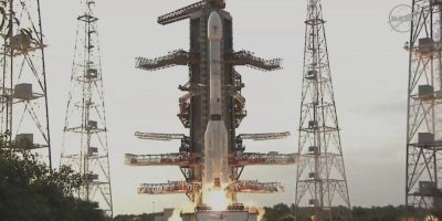 an Earth-mapping satellite, the first collaborative mission between NASA and the Indian Space Research Organization, launching from India