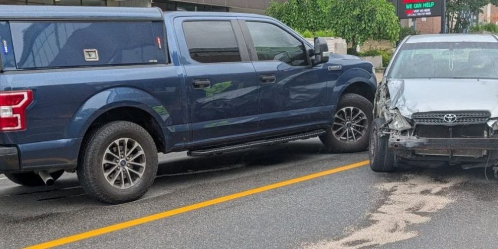 Barrie police - male arrested - Bayfield Street
