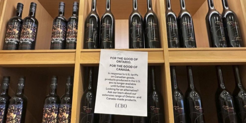 CP - Ontario - U.S. alcohol ban
