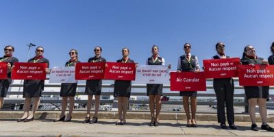 Air Canada unionized flight attendants give strike notice