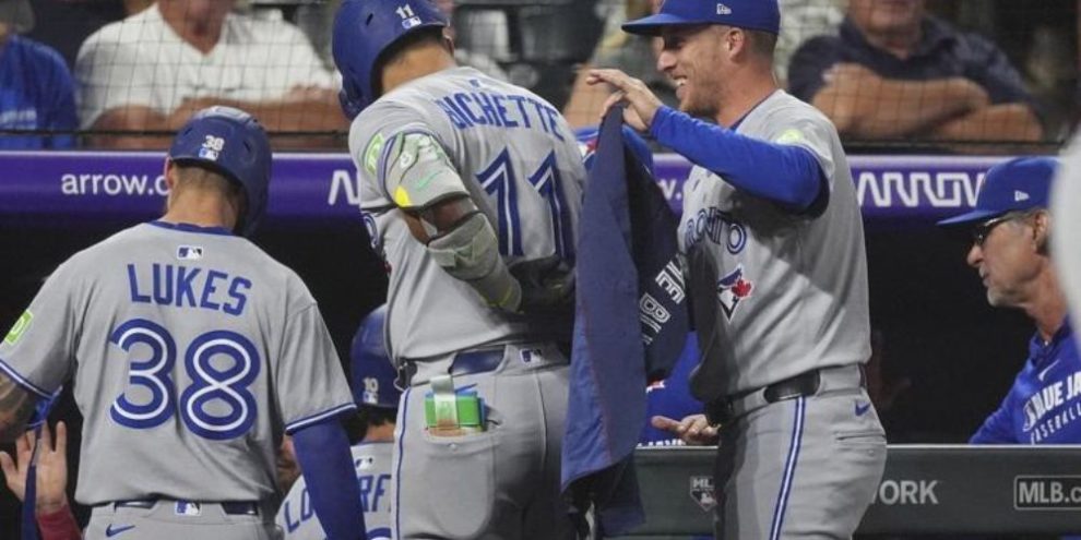 Bichette has 2 homers, 6 RBIs as Blue Jays get 25 hits in 15-1 win over Rockies