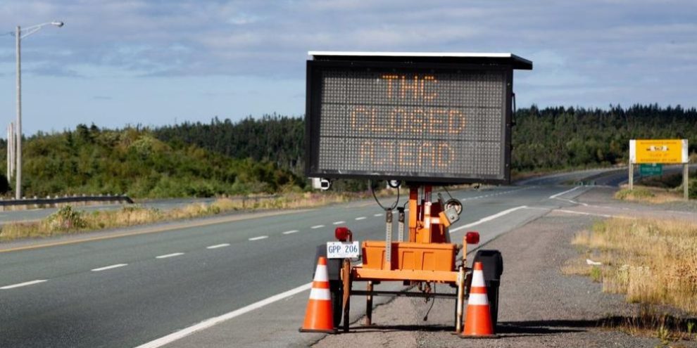 CP - Road closed TCH St. John's