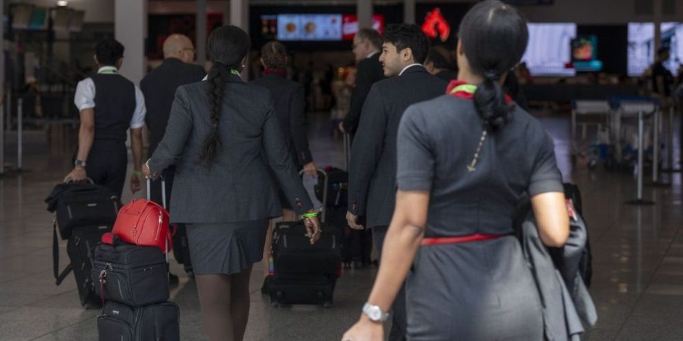 CP - Air Canada flight attendants