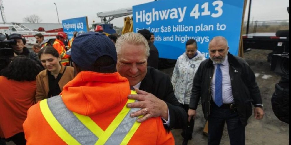 CP - Doug Ford Highway 413 announcement