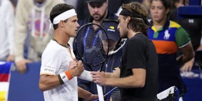 AP - Tsistipas-Altmaier U.S. Open