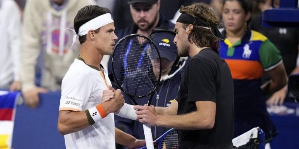 AP - Tsistipas-Altmaier U.S. Open