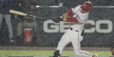 AP - 2025 MLB Speedway Classic rain