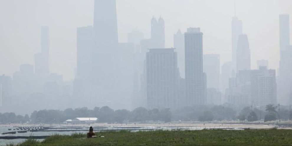 AP - Chicago wildfire smoke