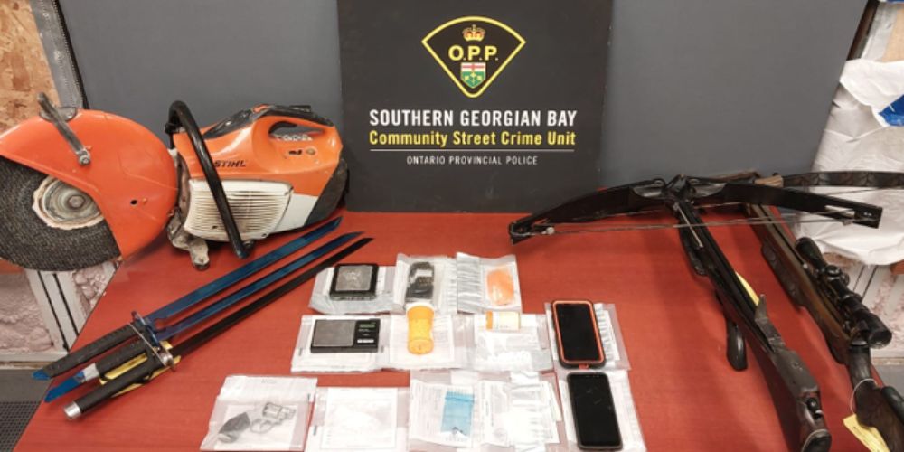OPP arrest two after large drugs and weapons seizure in Midland