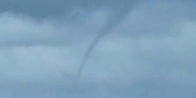 Wasaga waterspout as cool air and warm waters clash